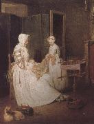 Jean Baptiste Simeon Chardin Hard-working mother oil painting artist